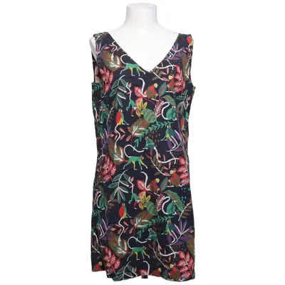 Robe (Noir, Multicolore) de Cantão Coton, Élasthane