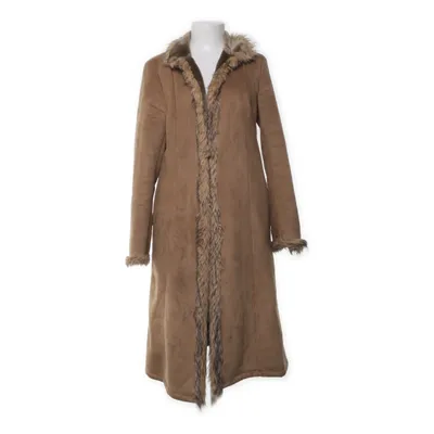 Shearling jas (Bruin) van Miss Bissi Acryl, Polyester