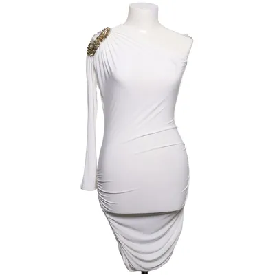 Kjole (Hvid) fra Young Blood Elastan, Polyester