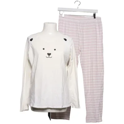 Pyjama (Wit, Roze) van Manguun Katoen, Elastaan