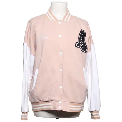 Collegejacka (Beige, Vit) från Rising Bomull, Polyester