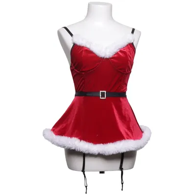 Negligee (Red, White) from AvidLove Elastane, Polyester