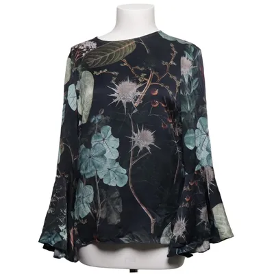 Blouse (Black, Multicolored) from By Malina Collection Silk