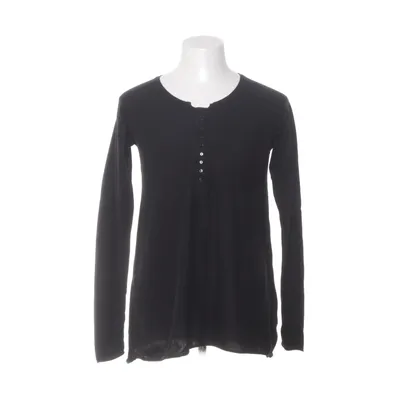Henley shirt (Zwart) van Essentials Katoen