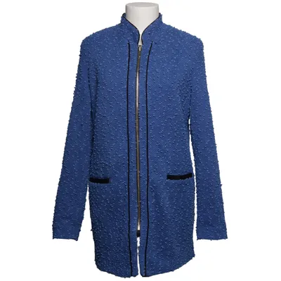 Coat (Blue) from Ambria Elastane, Polyester