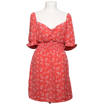 Jurk (Rood, Wit) van Abercrombie & Fitch Polyester