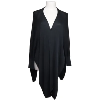 Cardigan (Noir) de Esperance Laine de mouton, Tencel