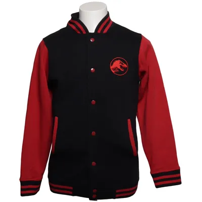 Varsity jacket (Black, Red) from Jurassic World Cotton, Polyester