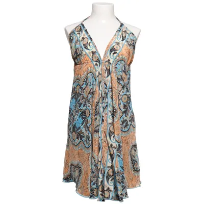 Halterneckklänning (Blå, Brun, Svart, Flerfärgad) från Bigg Bull Polyester, Silke