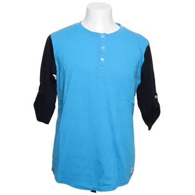 T-shirt manches longues (Bleu, Noir) de Colour Wear