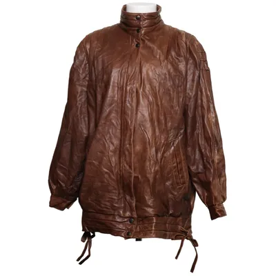 Läderjacka (Brun) från Viva