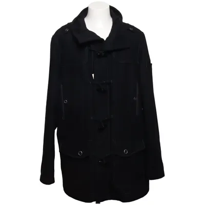 Duffle coat (Noir) de Batistini Polyester, Laine