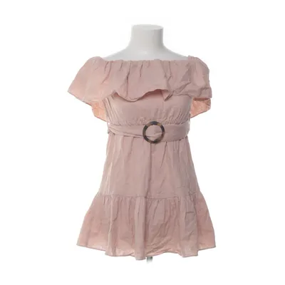 Jurk (Roze) van Topshop Linnen, Viscose