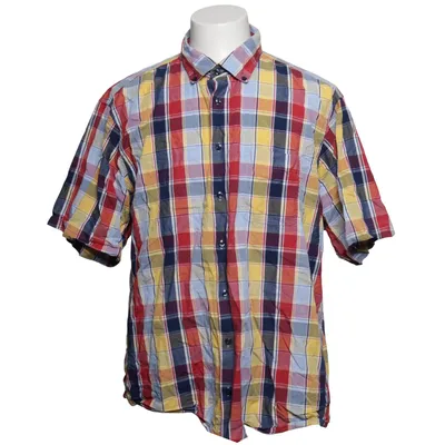 Chemise à manches courtes (Rouge, Bleu, Jaune) de Nils Sundström Coton