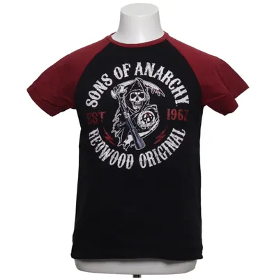 T-shirt (Svart, Röd) från Sons of Anarchy