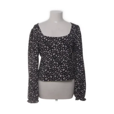 Crop top (Zwart, Meerkleurig) van Bubbleroom Polyester