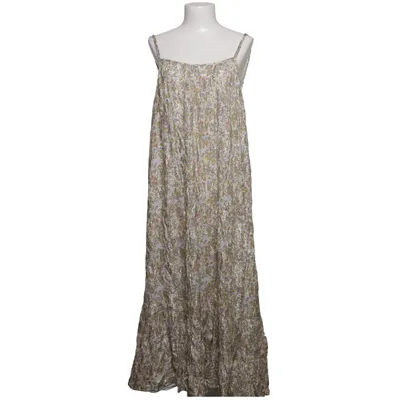 Maxi jurk (Wit, Goud, Meerkleurig) van Zara Metallvezel, Viscose