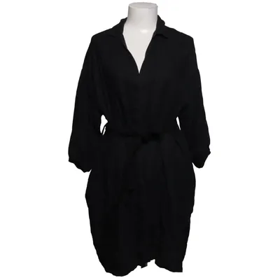 Shirt dress (Black) from Dariadéh Cotton, Linen