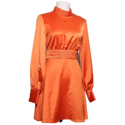Dress (Orange) from The Fashion Fraction x NA-KD Elastane, Polyester