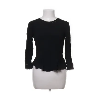 Blouse (Noir) de Rebecca Taylor Coton, Lin, Nylon, Soie