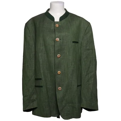 Blazer (Green) from Allwerk Linen, Silk, Viscose, Wool
