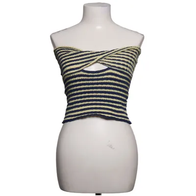 Tube top (Blue, Yellow) from Sollinarry Elastane, Polyester
