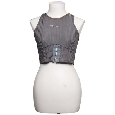 Crop top (Grijs) van Shein Elastaan, Polyester