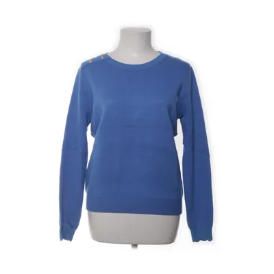 Trui (Blauw) van In April 1986 Polyamide, Polyester, Viscose