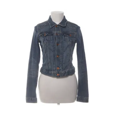 Spijkerjas (Blauw) van Jacket by H&M Katoen, Elastaan