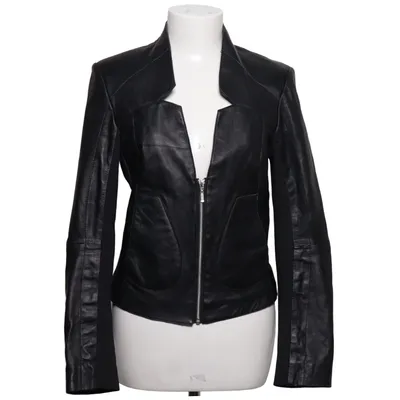 Jacket (Black) from Cigno Nero Leather, Polyester