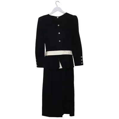 Tailleur jupe (Noir) de Louis Féraud Acétate, Laine