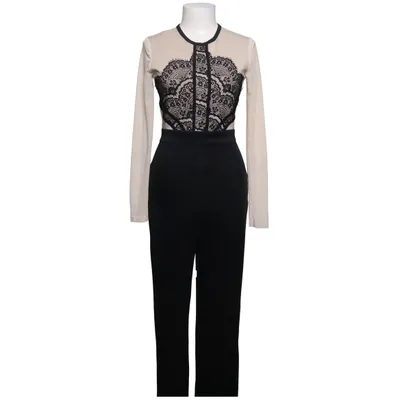 Jumpsuit (Zwart, Beige) van Pink Boutique Polyester