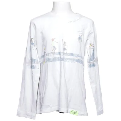 Lange mouwen shirt (Wit) van STC Katoen