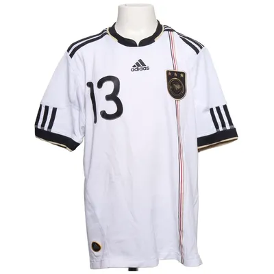 Fodboldtrøje (Hvid, Sort) fra Adidas Polyester