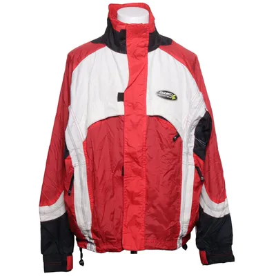 Outdoorjakke (Rød, Sort, Hvid) fra Briko Polyamid, Polyester