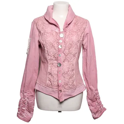 Cardigan (Roze) van Elly Katoen, Elastaan
