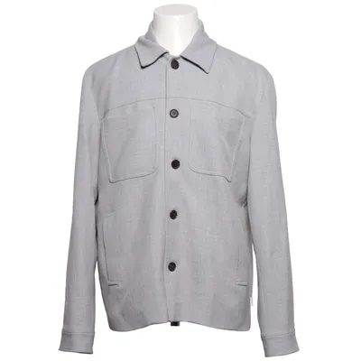 Skjortejakke (Grå) fra Les Deux Elastan, Polyester, Viscose