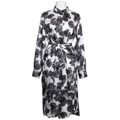 Klänning (Vit, Svart, Flerfärgad) från The Shirt Factory Återvunnen polyester