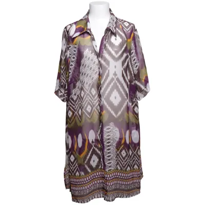 Chemise à manches courtes (Violet, Jaune, Multicolore) de Ulla Popken Polyester