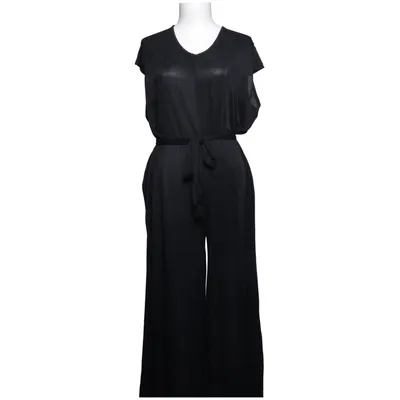 Buksedragt (Sort) fra Moda Italia Elastan, Polyester