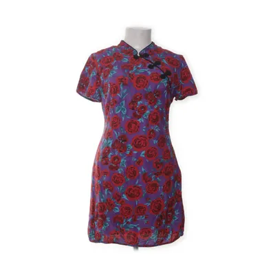 Cheongsam (Purple, Multicolored) from Zara