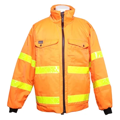 Reflektorjacke (Orange) von Blåkläder Baumwolle, Polyester