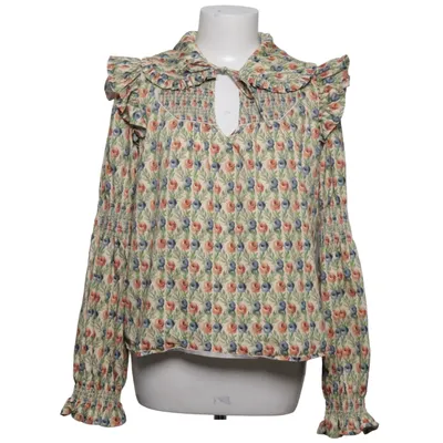 Blouse (Beige, Multicolored) from Notes du Nord Cotton, Elastane, Polyamide