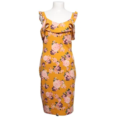 Jurk (Geel, Roze, Zwart) van Almost Famous Elastaan, Polyester