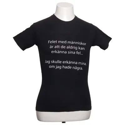 T-shirt (Zwart) van Fruit of the Loom Katoen