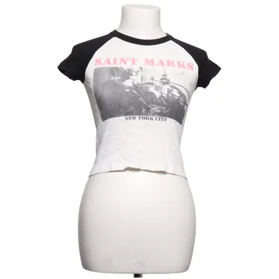 Baseballtröja (Vit, Svart) från John Galt Bomull