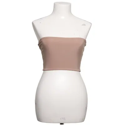 Top tube (Beige) de Fashionkilla Élasthane, Polyester