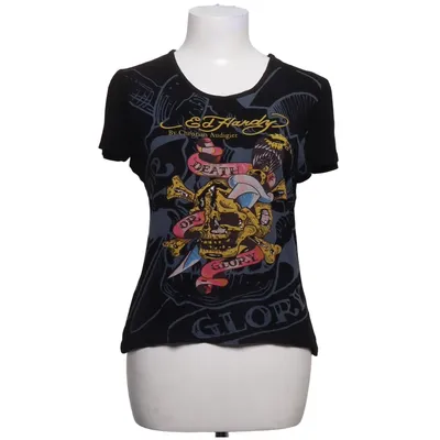 T-shirt (Sort, Flerfarvet) fra Ed Hardy by Christian Audigier Bomuld