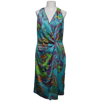 Jurk (Blauw, Groen, Meerkleurig) van Lauren Ralph Lauren Elastaan, Polyester