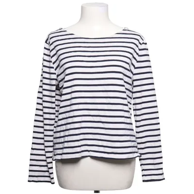 Langærmet t-shirt (Blå, Hvid) fra Petit Bateau